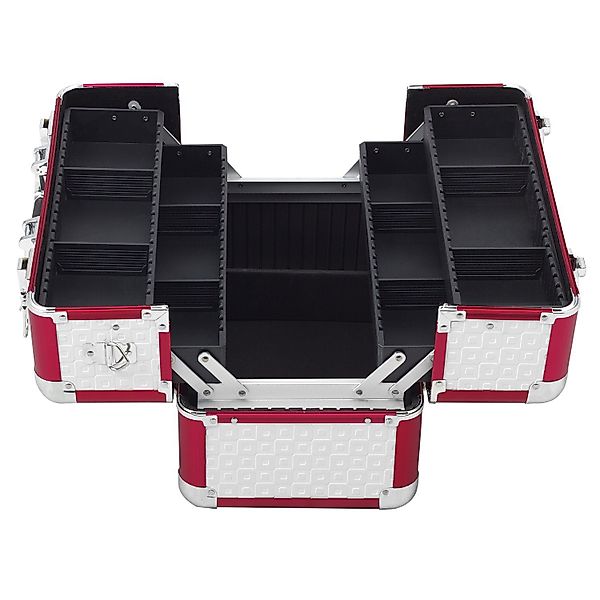 anndora Kosmetikkoffer Multikoffer abschließbar Karo geprägt, variable Fäch günstig online kaufen