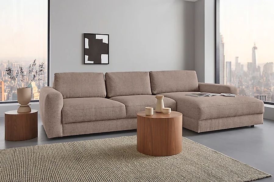 Home affaire Ecksofa »Bloomfield, elegant, viel Platz, Mega Couch, Breite 3 günstig online kaufen