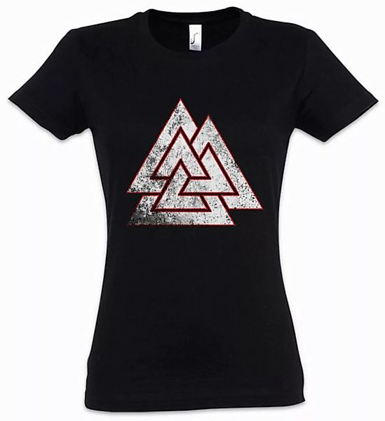 Urban Backwoods Print-Shirt Wotan Knoten Knot Symbol Damen T-Shirt Wotanskn günstig online kaufen