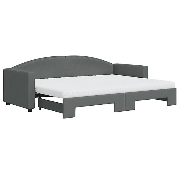 vidaXL Bett Tagesbett Ausziehbar mit Matratzen günstig online kaufen