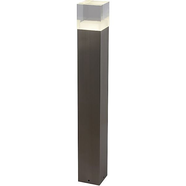 näve LED Außen-Stehlampe "Leah" 1 Stk. Warmweiß Edelstahl/Kunststoff in met günstig online kaufen