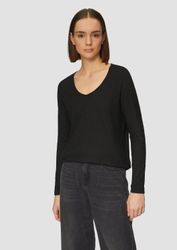 s.Oliver Langarmshirt T-Shirt Langarmshirt aus Slub günstig online kaufen