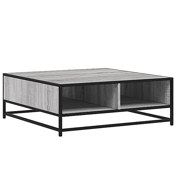 vidaXL Couchtisch Grau Sonoma 80x80x30 cm Holzwerkstoff und Metall 848772 günstig online kaufen