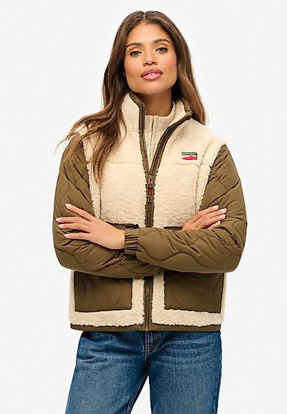 Superdry Parka "FLEECE HYBRID JACKET" günstig online kaufen