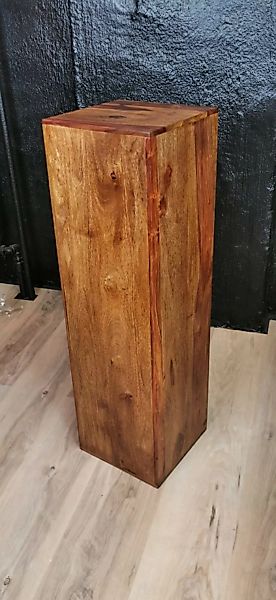 Beistelltisch Medium Lampentisch Dekotisch Holz Braun Sheeshamholz Natur Ma günstig online kaufen