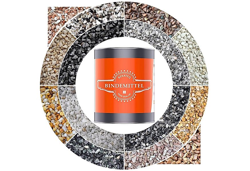 BEKATEQ Kieselsteine BK-610PU Steinteppich Set Wand, (Set, 3kg 1K PU Bindem günstig online kaufen