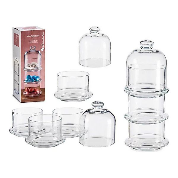 Topf Pralinen Durchsichtig Stapelbar Glas (9,5 X 26 X 9,5 Cm) günstig online kaufen