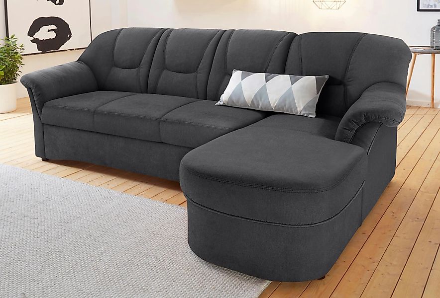 DOMO collection Ecksofa "Sarafina zeitlos und komfortabel, optional mit Fed günstig online kaufen
