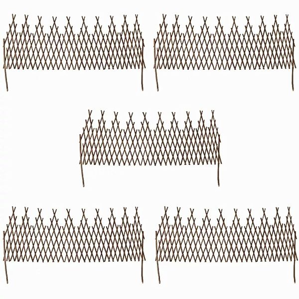 Weidenzaun 5 Stk. günstig online kaufen