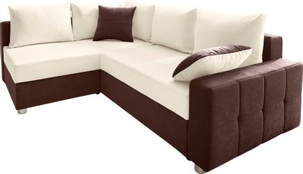COLLECTION AB Ecksofa "Parma L-Form" mit Bettfunktion und Federkern günstig online kaufen