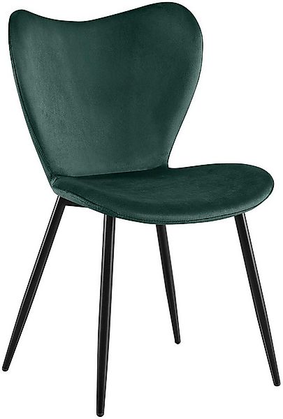 CLP Esszimmerstuhl Maika, mit Rückenlehne, Metallgestell günstig online kaufen