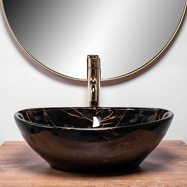 GTM Design Aufsatzwaschbecken Modern Waschbecken ohne günstig online kaufen