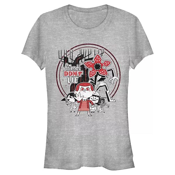 Netflix - Stranger Things - Gruppe Chibi Things - Frauen T-Shirt günstig online kaufen