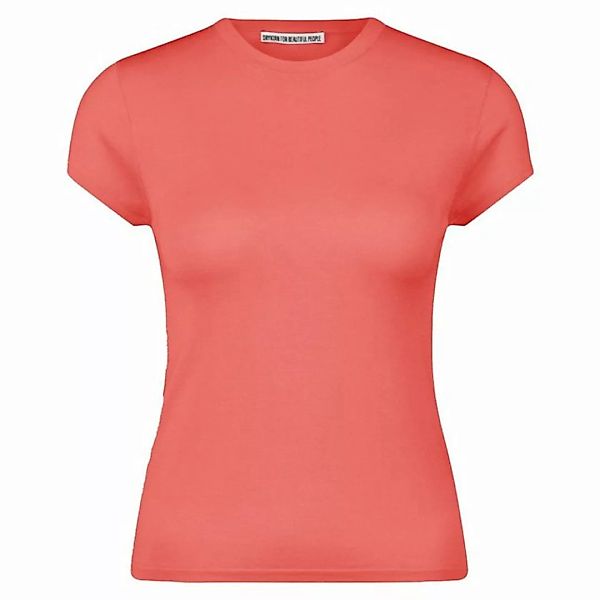 Drykorn T-Shirt Feinstrick-Shirt ERMALI aus Seide-Baumwoll-Mix günstig online kaufen