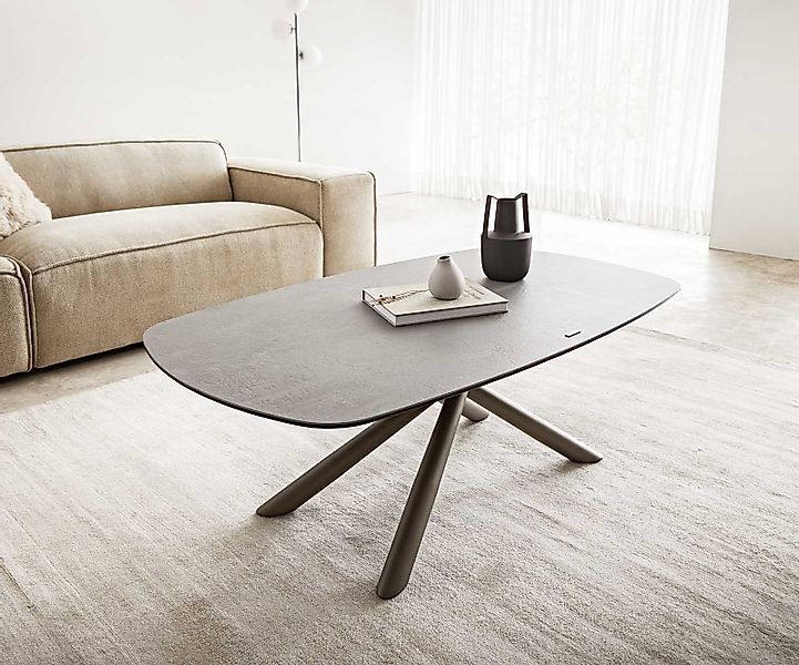 DELIFE Couchtisch Sarita, Keramik Aspetto Concreto günstig online kaufen