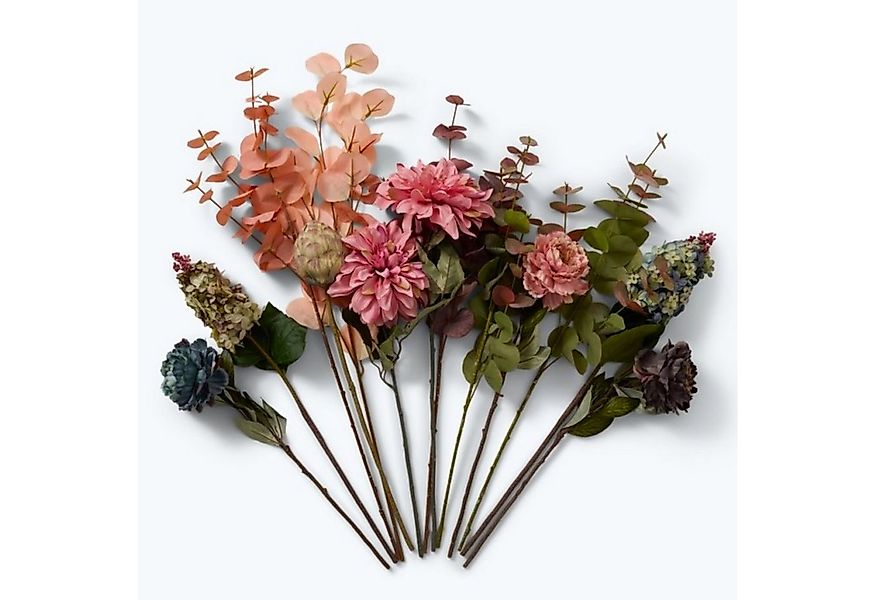 Kunstblumenstrauß - künstliche Blumen, Blumensträuße - wie echt - bis 73 cm günstig online kaufen