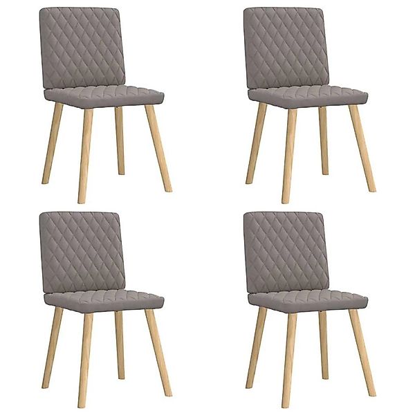 vidaXL Esszimmerstühle 4 Stk Taupe Stoff 3315227 günstig online kaufen
