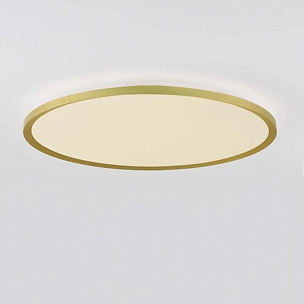 LED Deckenleuchte Aoton in Gold und Weiß 55W 4661lm günstig online kaufen