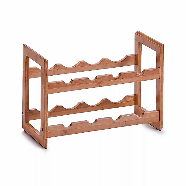 Zeller Weinregal Bambus Stapelbar für 8 Flaschen 32 cm x 22 cm x 47 cm Natu günstig online kaufen