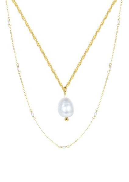 Hey Happiness Perlenketten-Set Damen 2-tlg., Schmuckset, günstig online kaufen