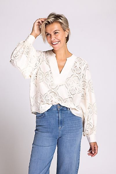 Zhrill Langarmbluse ROMY mit Häkel-Details günstig online kaufen