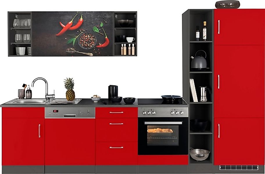 KOCHSTATION Küchenzeile »KS-Paris – Küchen mit einzigartigen Fotomotiven au günstig online kaufen