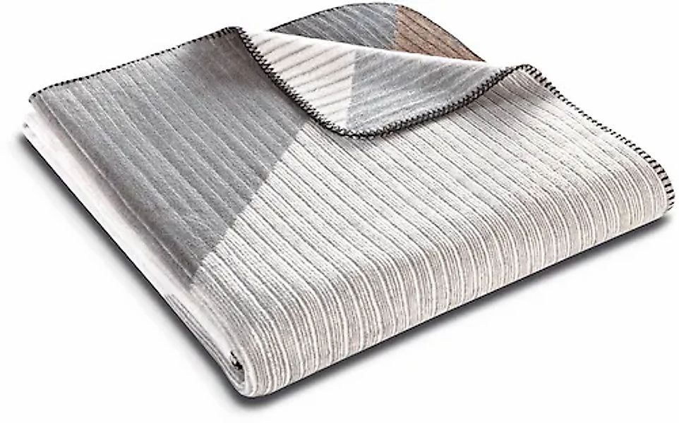 Biederlack Wohndecke »Feel mit schöner Hoch-Tief-Struktur«, Made in Germany günstig online kaufen