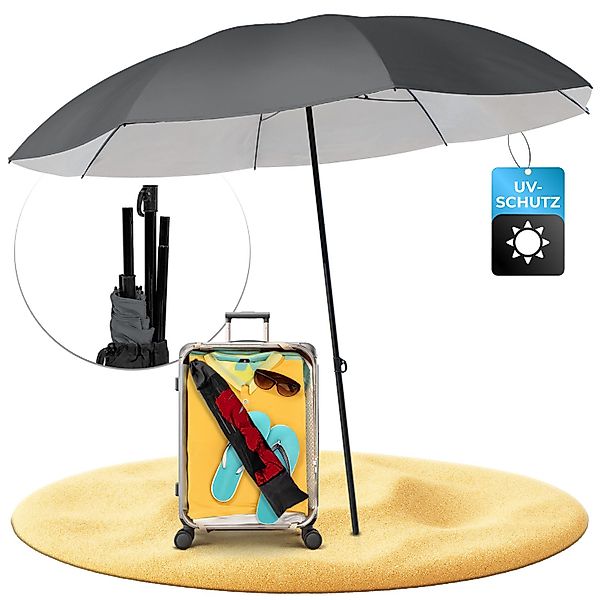 Styngard Sonnenschirm Reise Sonnenschirm Nizza, LxB: 180,00x155,00 cm, mit günstig online kaufen