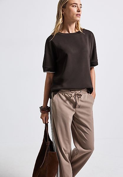 STREET ONE T-Shirt im Silk-Look, mit Rundhals, halbarm günstig online kaufen