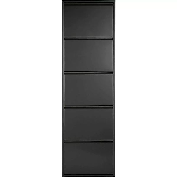 Schuhkipper Blacky schwarz matt B/H/T: ca. 50x170x13 cm günstig online kaufen
