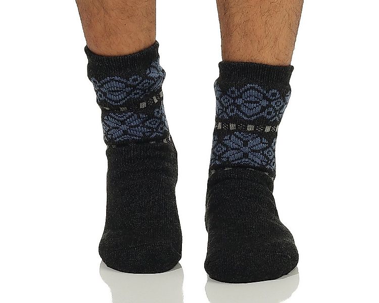 Antonio ABS-Socken Herren Hüttensocken 71 Grau / 1 günstig online kaufen