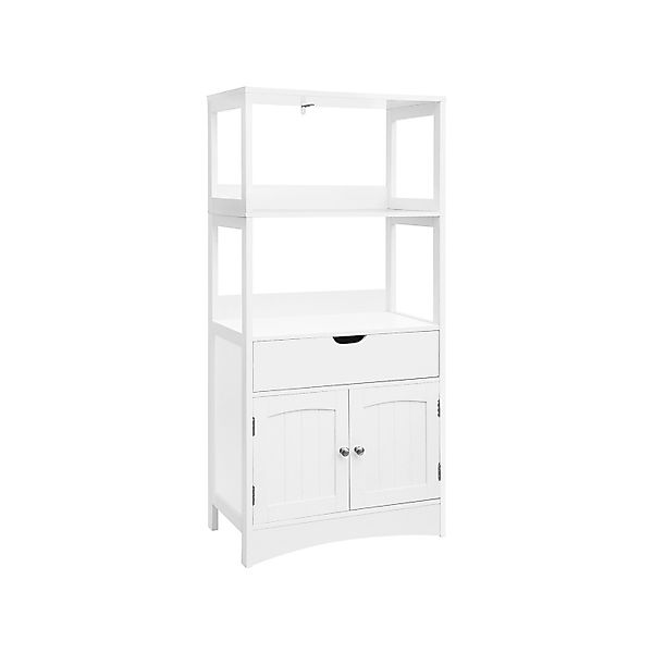 Vasagle Badschrank 4 Ebene 60 cm x 122 cm x 32,5 cm Weiß günstig online kaufen