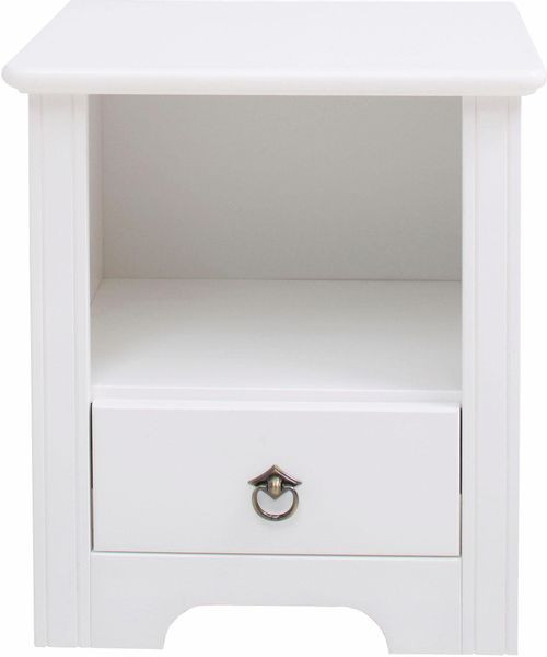 Home affaire Nachtkonsole "Hugo" Nachttisch mit 1 Schublade, aus massiver K günstig online kaufen