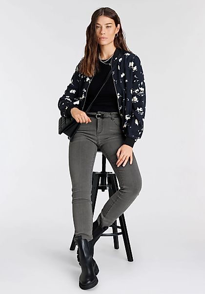 Tamaris Skinny-fit-Jeans schmale Beinweite, mit Gürtelschlaufenbund, mit Me günstig online kaufen