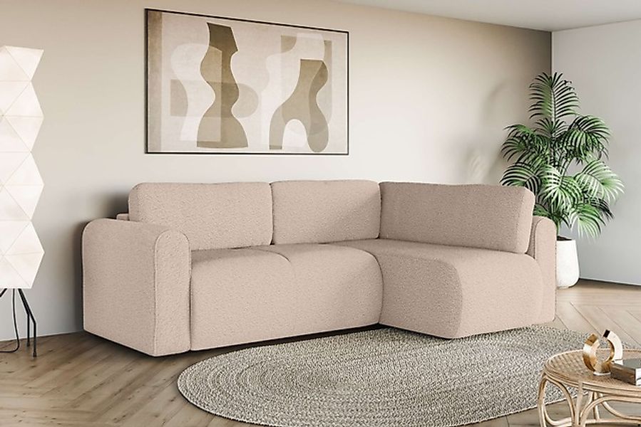 OTTO home Ecksofa »Zacharia wahlweise Schlafsofa mit Bettkasten, B/T/H 250/ günstig online kaufen