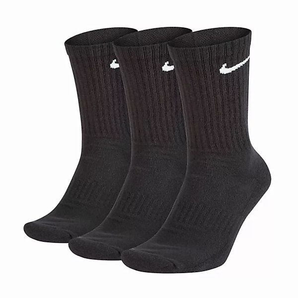 Nike Everyday Cushion Crew Socken 3 Paare EU 38-42 Black / White günstig online kaufen