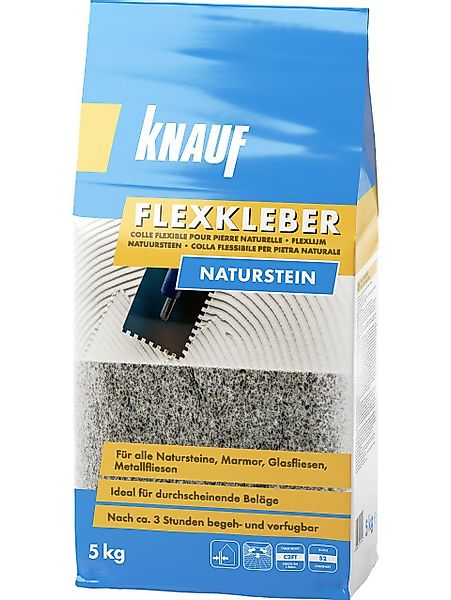 KNAUF Fliesenaufkleber Knauf Flexkleber Naturstein 5 günstig online kaufen