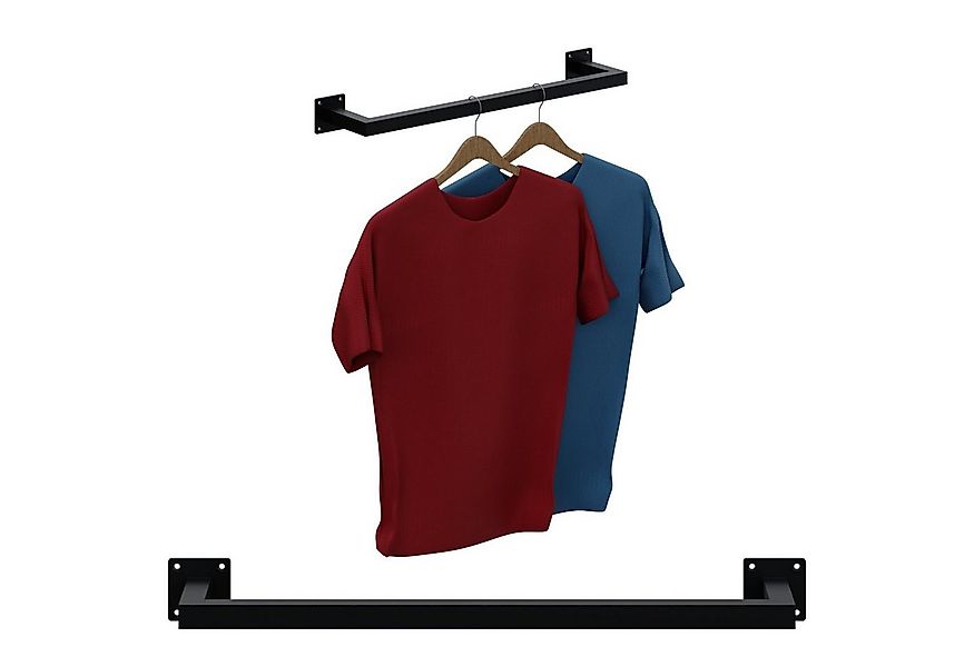 HAGO Kleiderstange Garderobenstange Kleiderstange Garderobe Halter Kleiders günstig online kaufen