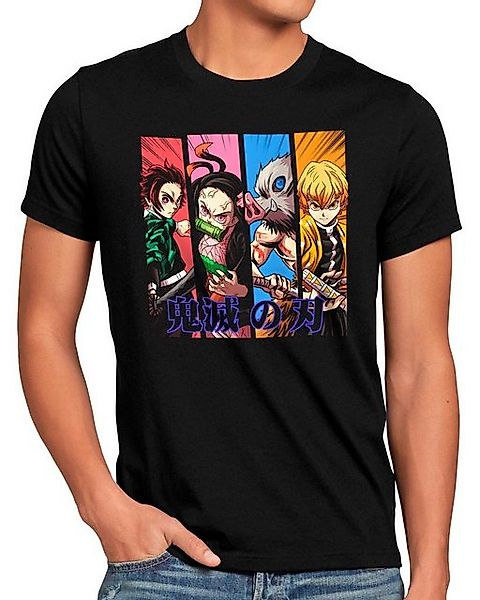 style3 T-Shirt Demon Friends anime japan manga demon slayer günstig online kaufen