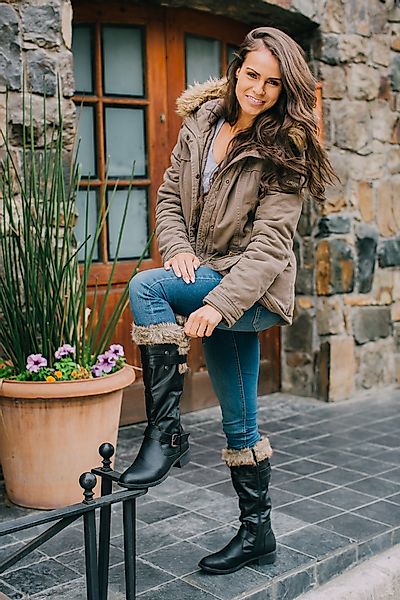 LOVENESS Winterstiefel LN03 Damenwinterstiefel Fellstiefel Damen günstig online kaufen