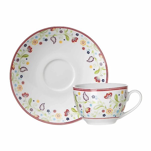 Ritzenhoff & Breker Tasse "Kaffeetasse mit Untertasse Shanti 220 ml bunt" günstig online kaufen