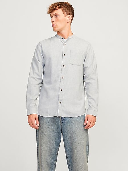 Jack & Jones Langarmhemd "JJEBAND MELANGE SHIRT LS SN" günstig online kaufen