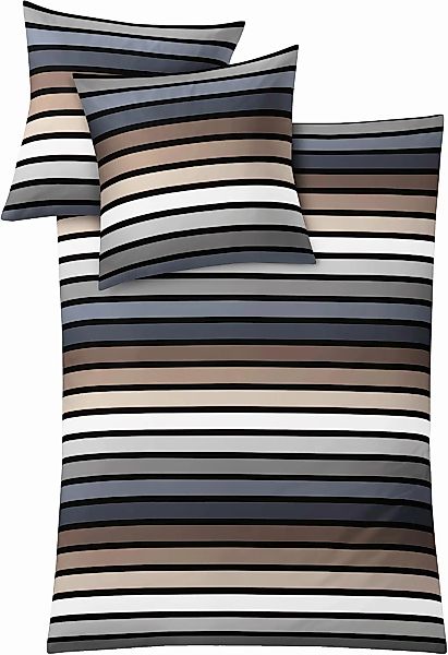 Kleine Wolke Bettwäsche "Rimini" 2 Stk. mit Streifen günstig online kaufen