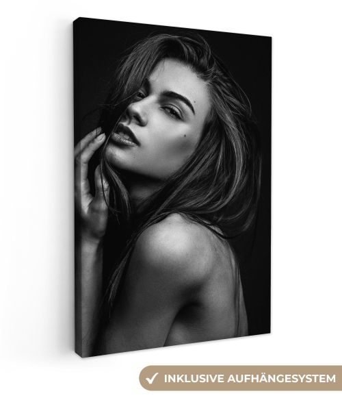 OneMillionCanvasses® Leinwandbild Frau - Porträt - günstig online kaufen