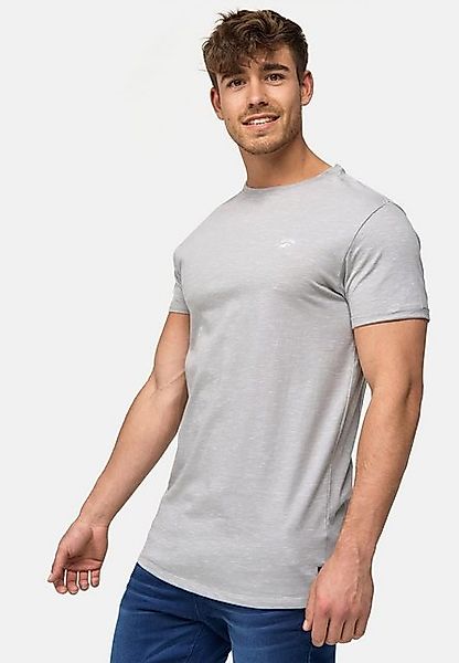 Indicode T-Shirt Kloge mit dezentem Label-Detail auf der Brust günstig online kaufen