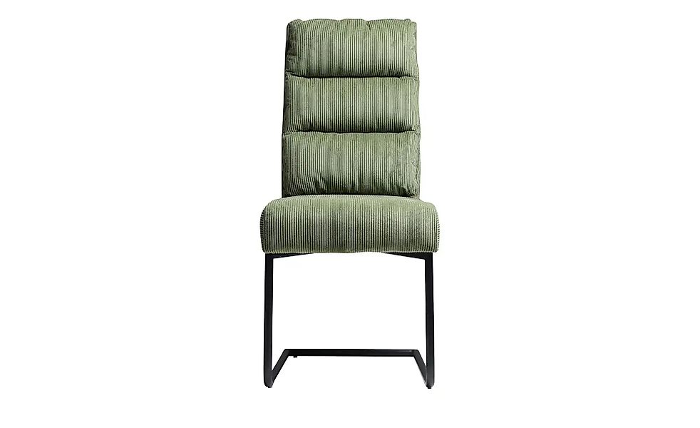 Schwingstuhl Cord  Tamme ¦ grün ¦ Maße (cm): B: 43 H: 99 T: 62.0 Stühle > S günstig online kaufen