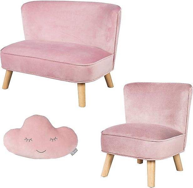 roba® Kindersitzgruppe Lil Sofa, (Set, 3-tlg), bestehend aus Kindersofa, Ki günstig online kaufen