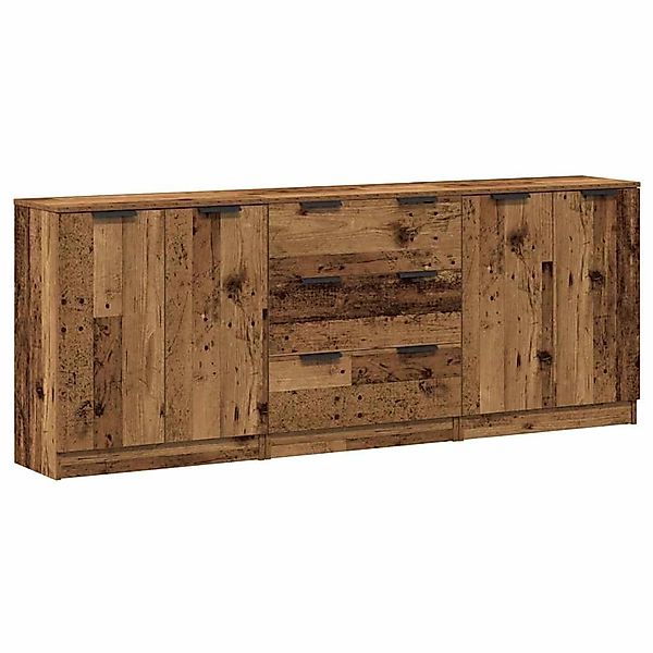 vidaXL Sideboards 3 Stk Altholz-Optik 60x30x70 cm Holzwerkstoff 3329225 günstig online kaufen