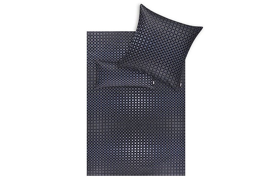 Estella Bettwäsche Adamo 7950 840 Graphit, Mako-Satin, 2 teilig, Abstrakt, günstig online kaufen