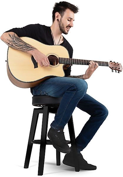 Classic Cantabile Sitzhocker Pub-Hocker für Gitarre günstig online kaufen